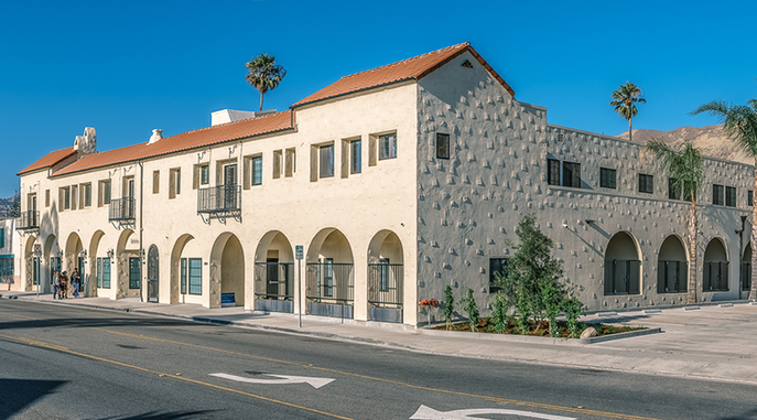 El portal building for the IDEA Center
