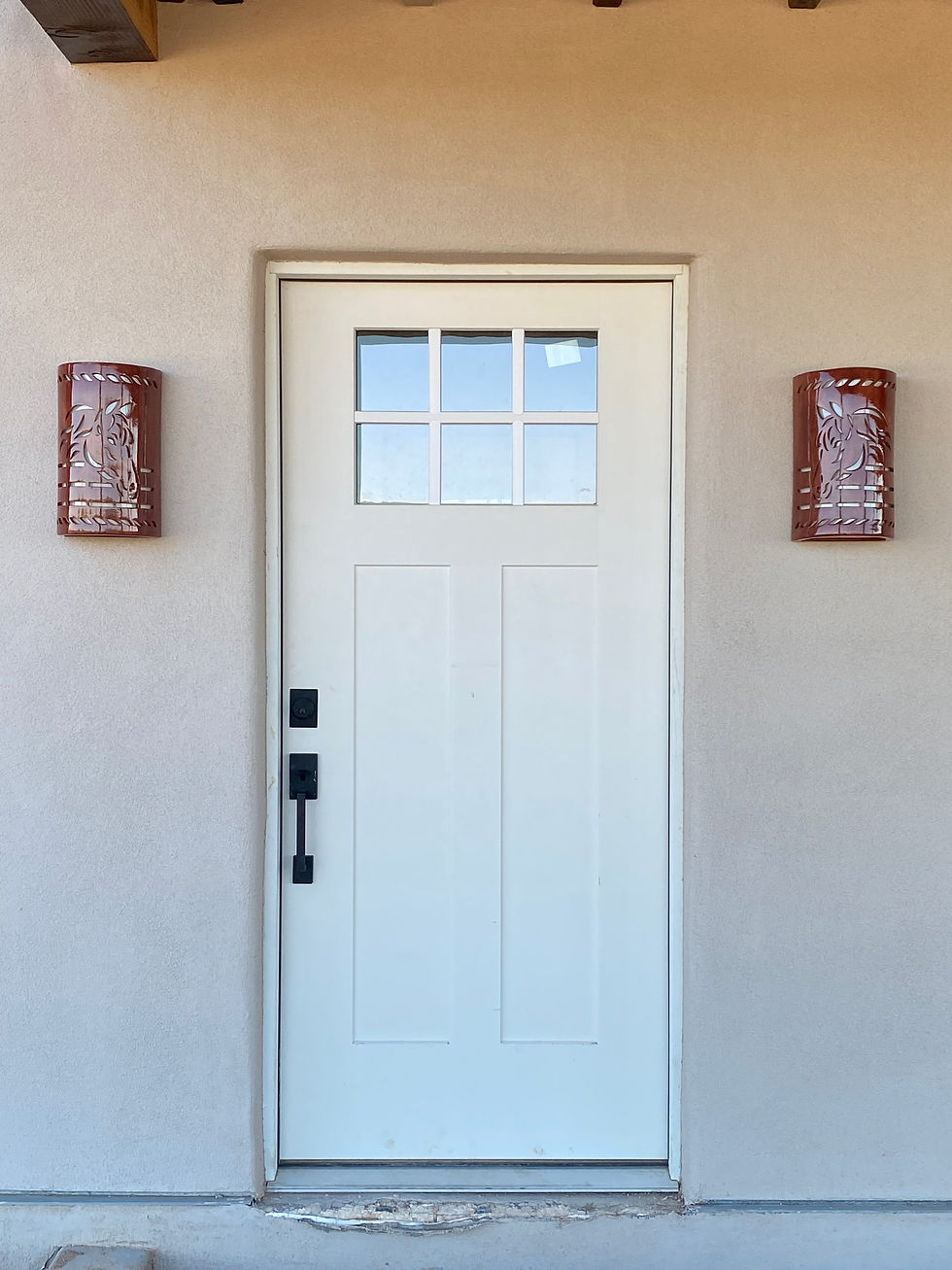 Thumbnail: Western Horse Wall Sconce  - Handmade Ceramic Rustic Lighting