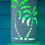 Thumbnail: Palm Tree Ceramic Wall Sconce for Interior or Exterior Coastal Lighting Decor