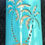 Thumbnail: Palm Tree Ceramic Wall Sconce for Interior or Exterior Coastal Lighting Decor