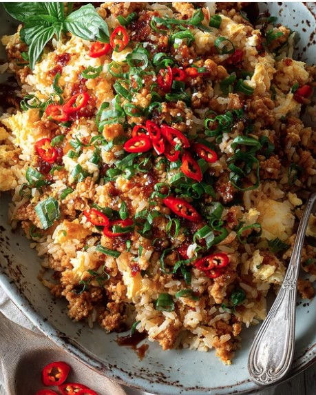 Perth Rice Thai basil chicken fried rice | New Perth Nutrition & Natural Health