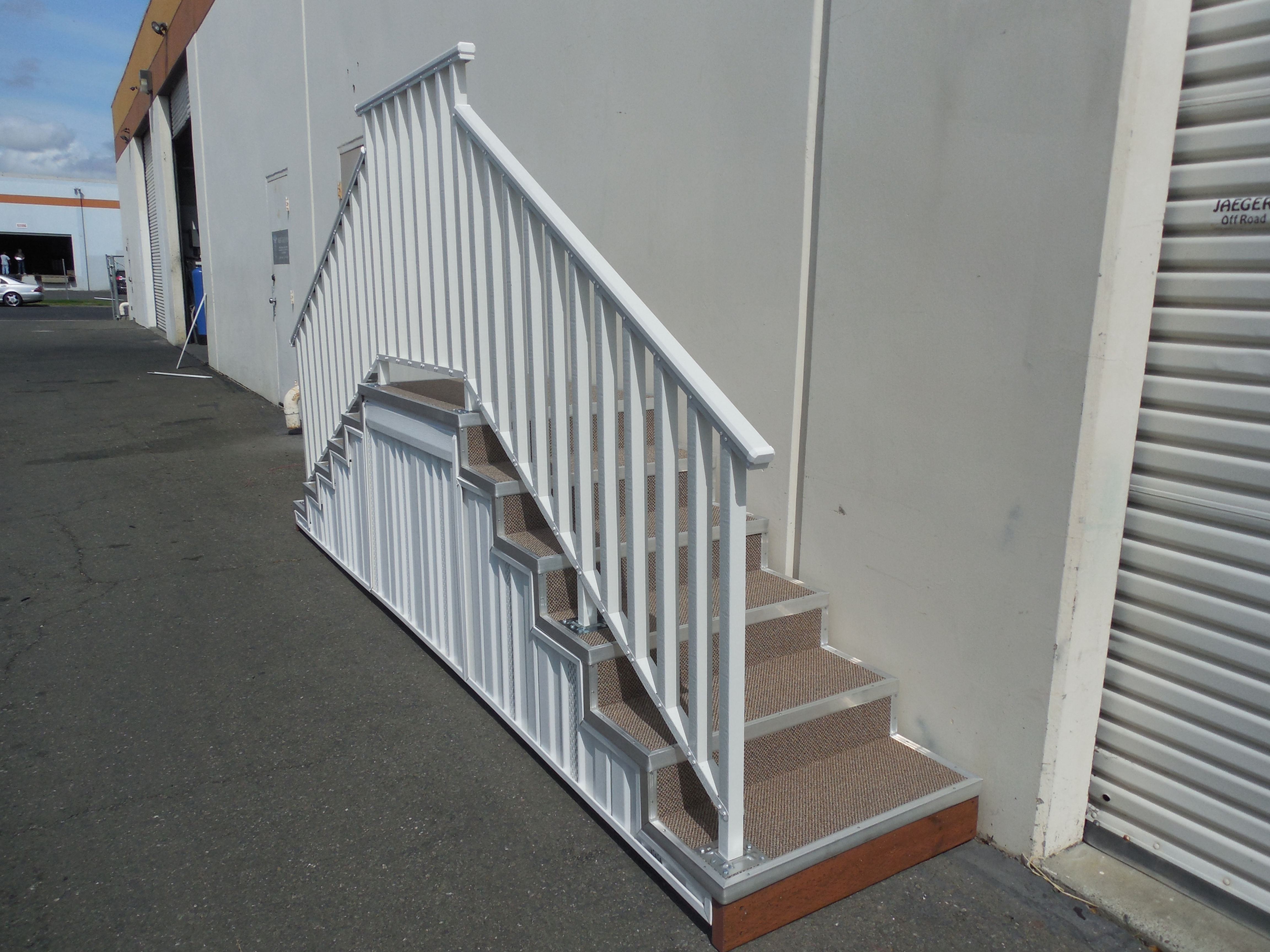 Custom Up & Over Stairs**