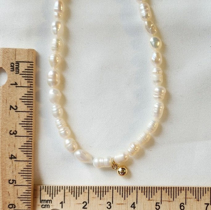 Thumbnail: FRESHWATER DROP PEARL NECKLACE