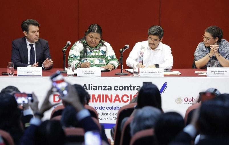 Firman SCJN y Conapred acuerdo por igualdad y no discriminación