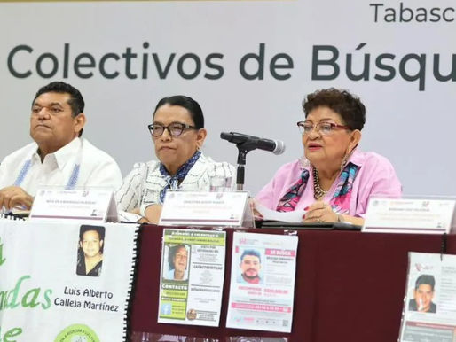 FGR y SEGOB instalan mesas de diálogo con colectivos de búsqueda en Tabasco
