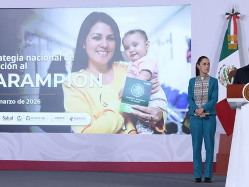 Sarampión a la baja: Gobierno de México destaca 17.2 millones de vacunas aplicadas en siete semanas