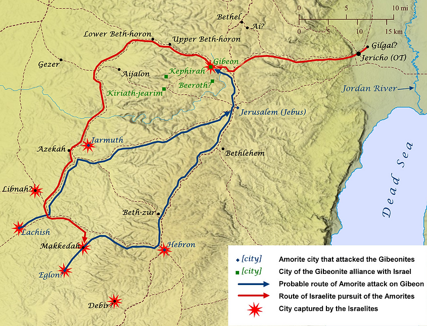 attack route - south Promised Land