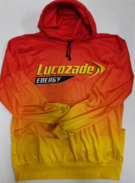 Sublimated Lucozade hoodie