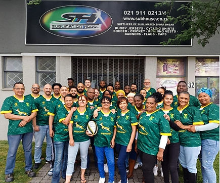 Front of shop at Sublimation House with staff