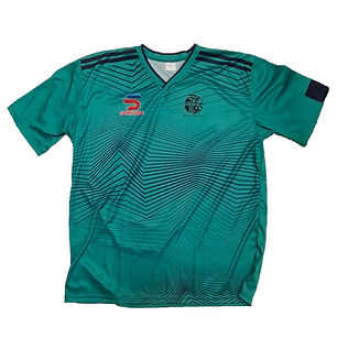 GREEN v-neck RUGBY JERSEY