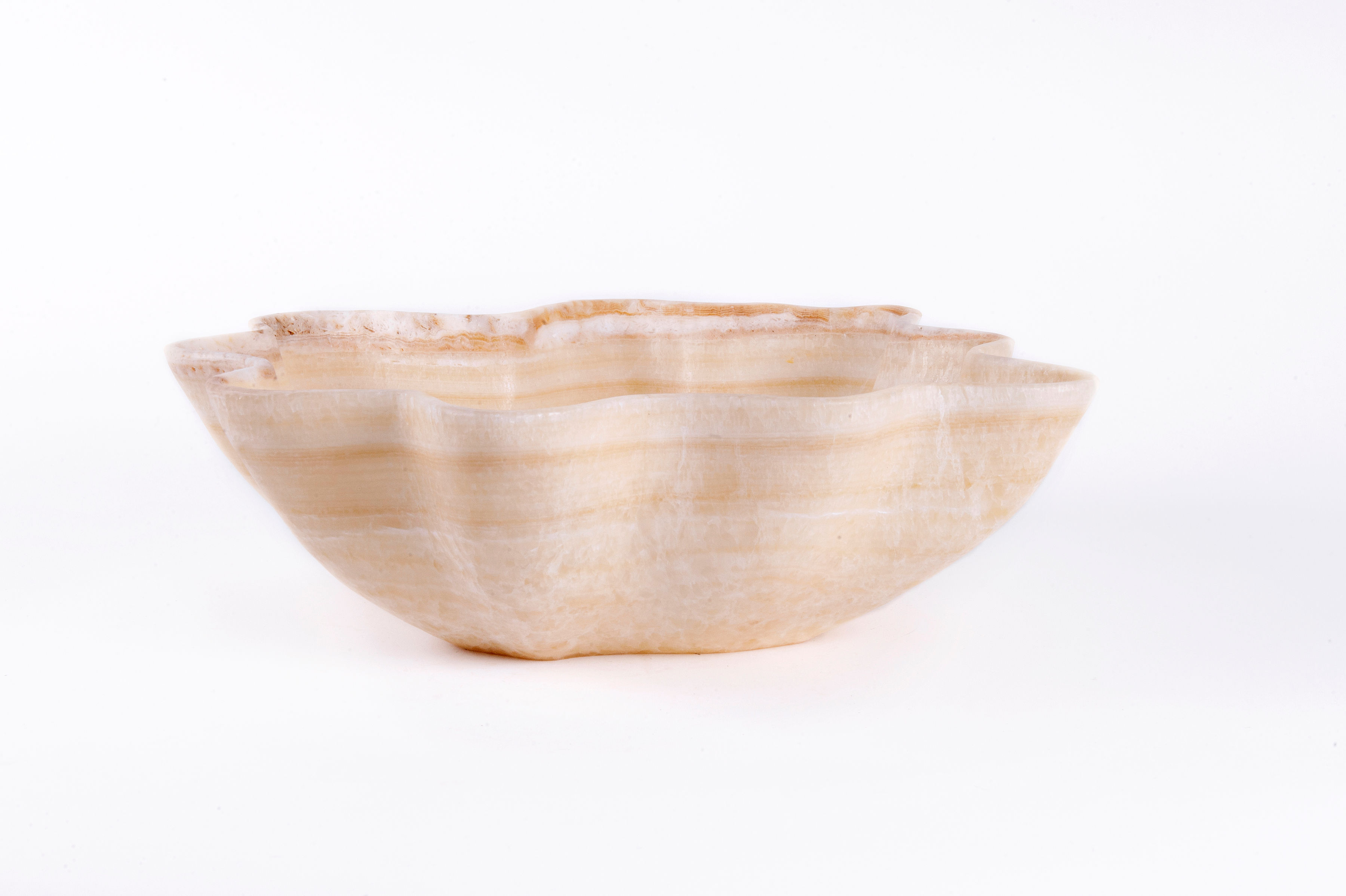 Cream & Brown Onyx Bowl