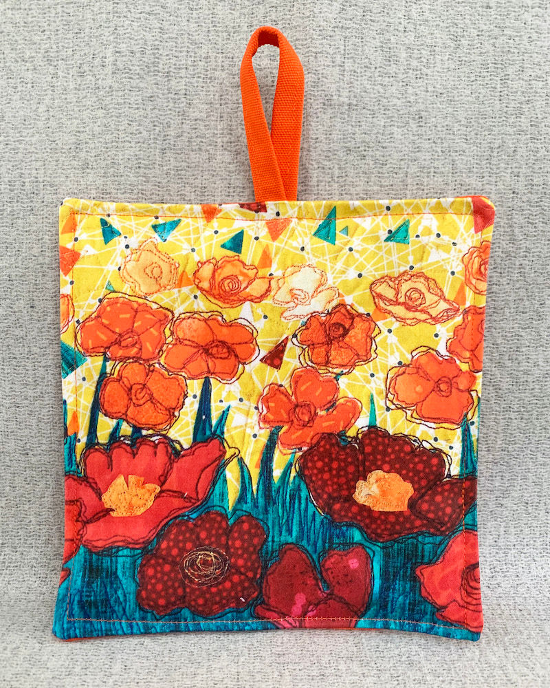 Thumbnail: Potholders - Poppies by Sandy Moore