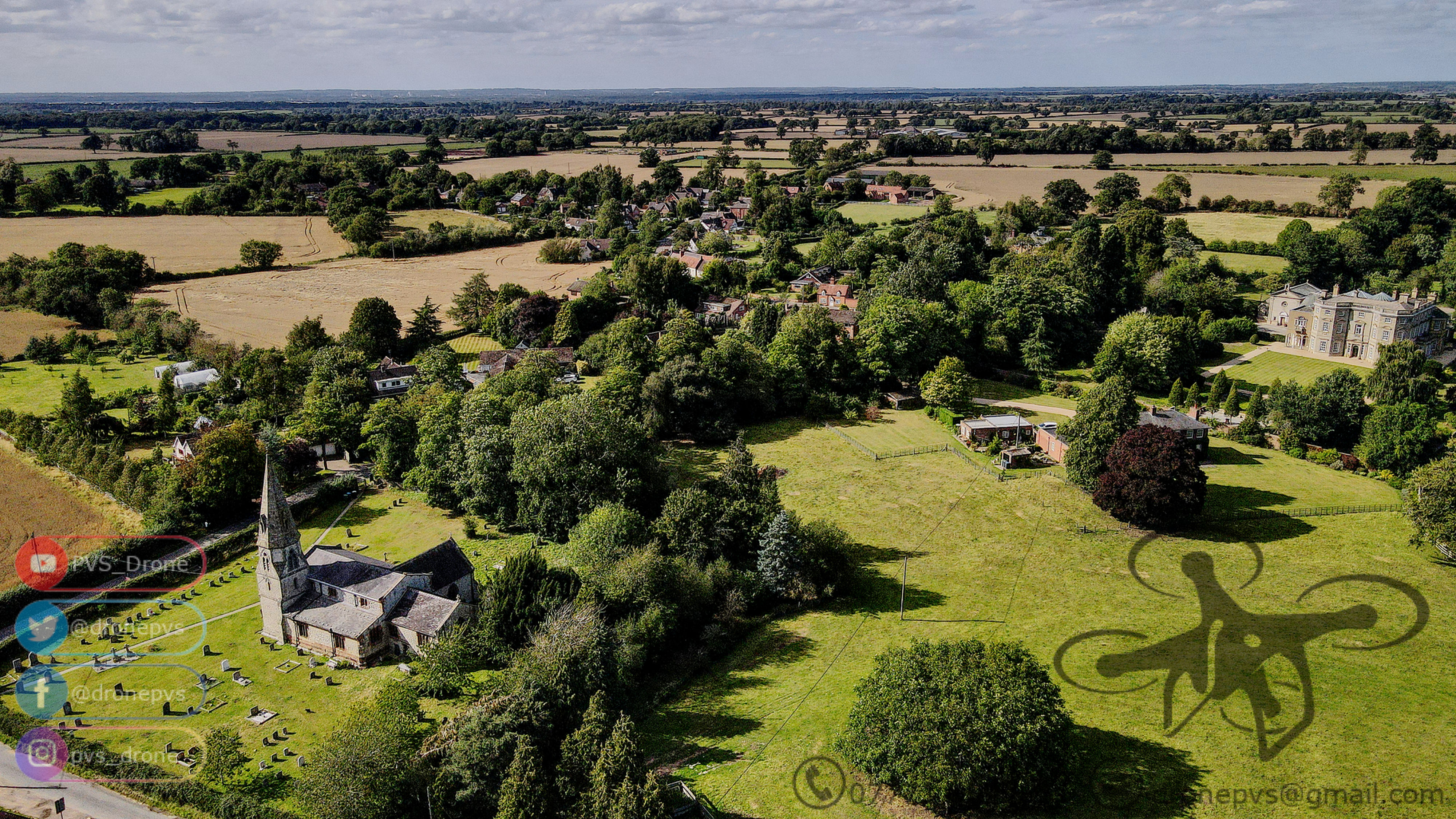 St Peter's Church and Bourton Village, Warwickshire - Digital Download