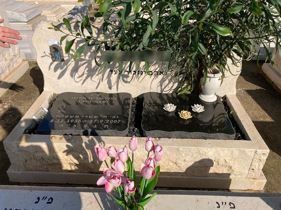 תמונה ממוזערת: עיצוב מצבות - פרחי לוטוס מבטון