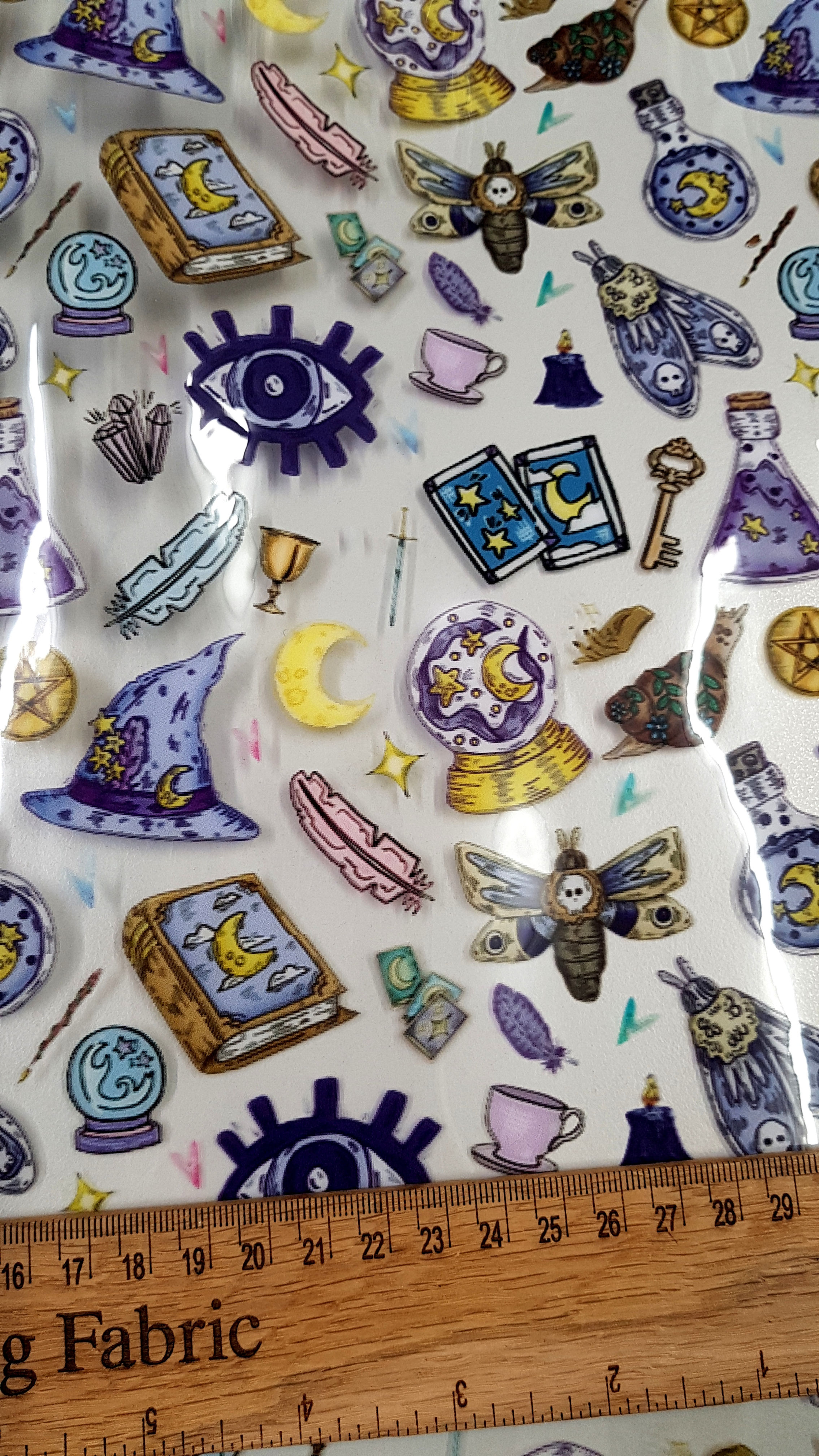 Blurry!!! Magic transparent Vinyl material, bag making TPU