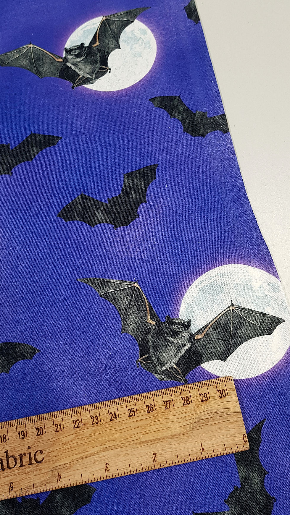Miniatura: Bat fabric, Midnight fabric, Halloween fabric, craft and clothing