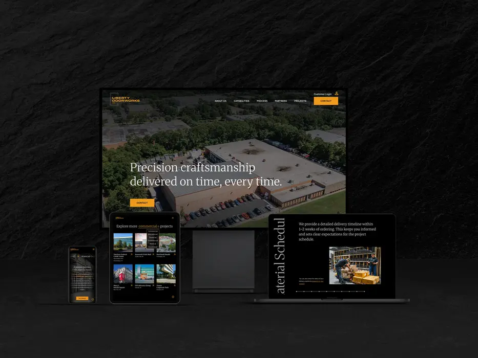 Custom Wordpress Website Design & Development for Commercial Door Manufacturer