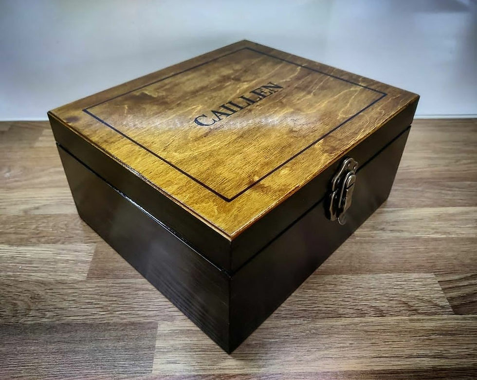 Keepsake boxes (A4) JB Woodworks Glasgow