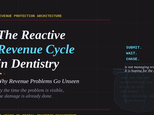 The Reactive Revenue Cycle in Dentistry | Why Revenue Problems Go Unseen