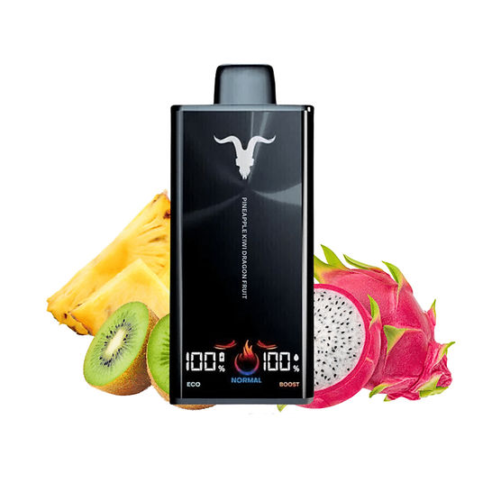 IGNITE V300 BLACK PINEAPPLE KIWI DRAGON 30.000 PUFFS 5% | bairesvapor