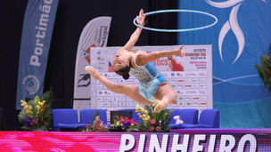 Joana Pinheiro termina primeiro dia de qualificações da Taça do Mundo de Rítmica no TOP20