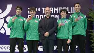 Portugal vence a primeira medalha no Campeonato da Europa de Trampolins