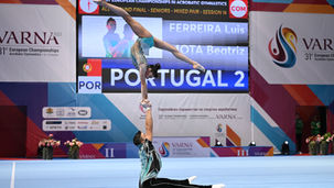 Portugal ganha Ouro, Prata e Bronze na Final All Around do Campeonato da Europa de Acrobática