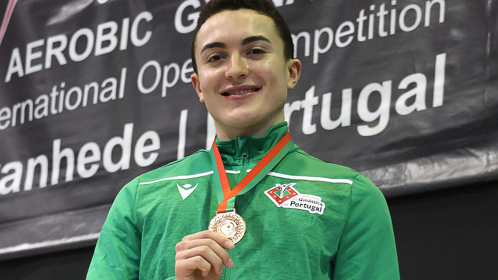Rui Cansado vence Bronze na Taça do Mundo de Ginástica Aeróbica