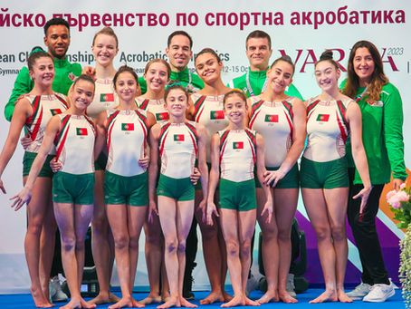 Acrobática de olho nas medalhas do Campeonato da Europa e CEGI