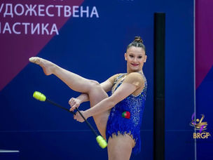 Rítmica: Rita Araújo termina Torneio Internacional de Sofia em 7° lugar na final de maças