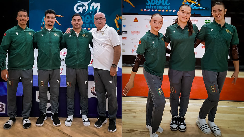 Artística: Seleção Nacional em destaque no Torneio Gymsport