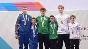 Acrobática: Fábio Beco e Guilherme Matos conquistam ouro na Competição Europeia por Grupos de Idades