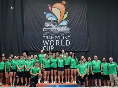 Trampolins: Seleção Nacional de olho nas medalhas da Taça do Mundo de Coimbra