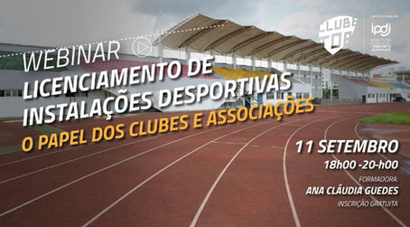 Webinar sobre licenciamento de instalações desportivas