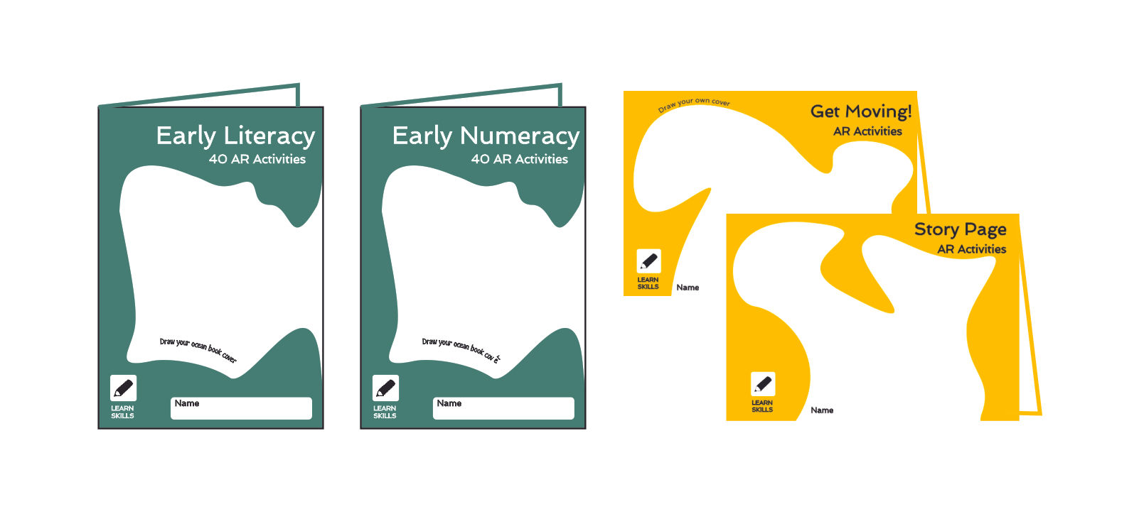 Bundle of 4 AR Activity books