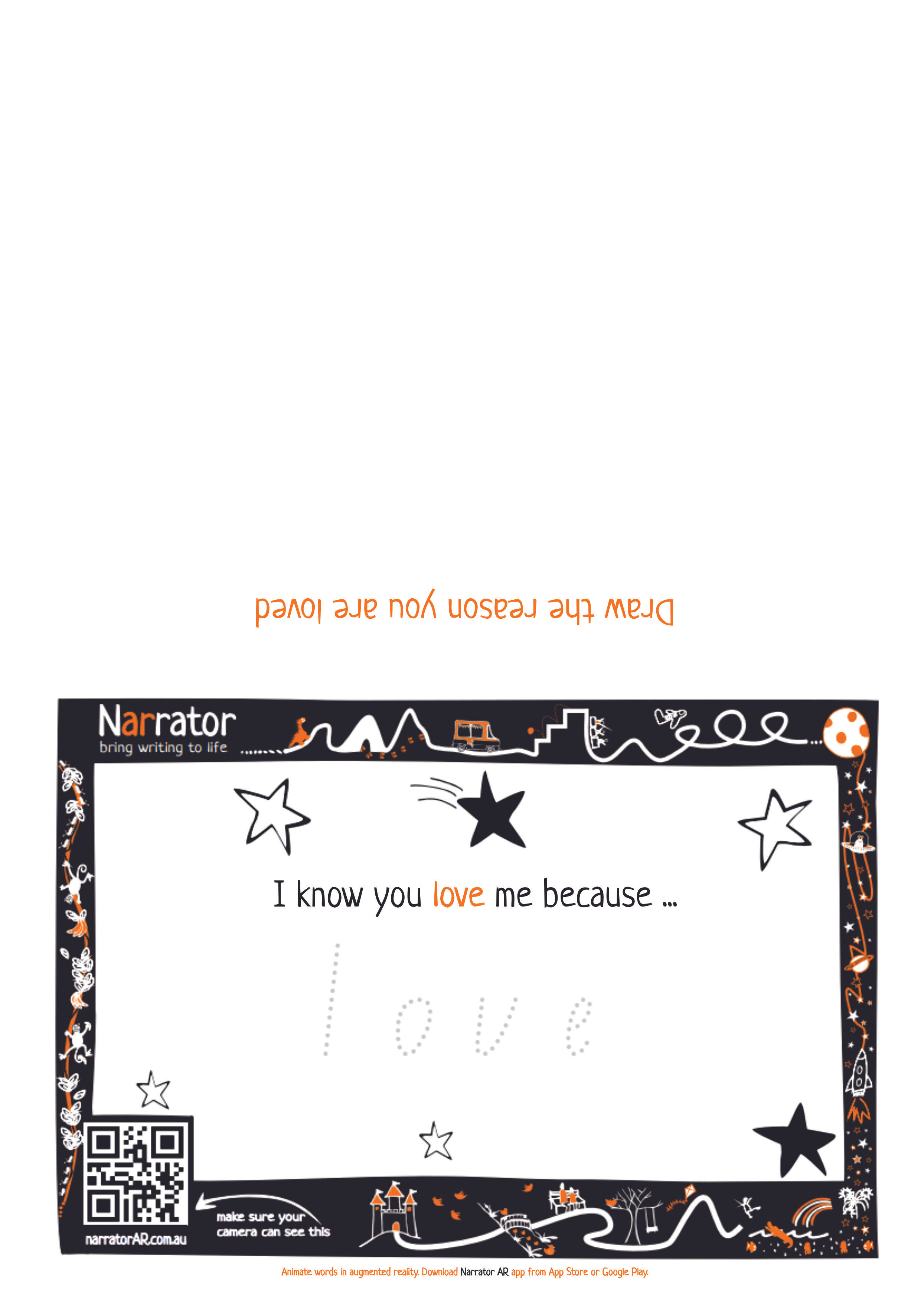 Valentine's Day card - I know you love me because