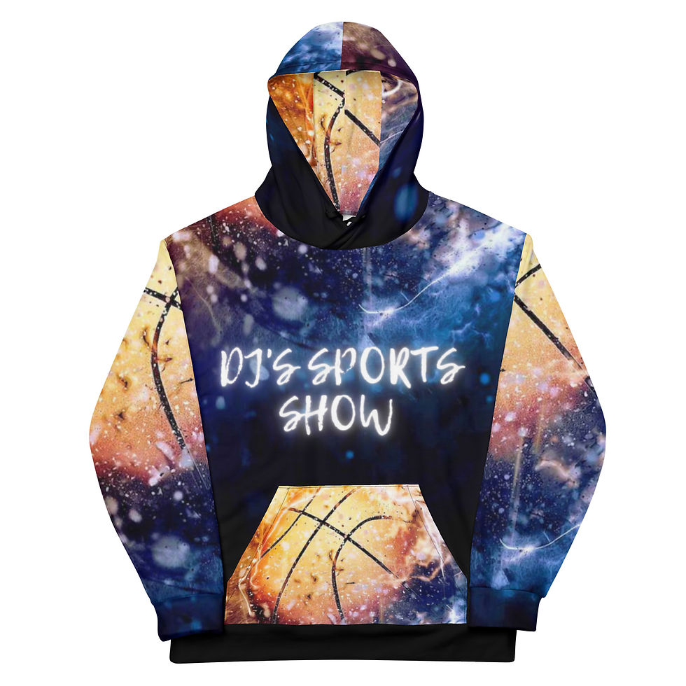 Thumbnail: DJ's Basketball Fire Splash Unisex Hoodie