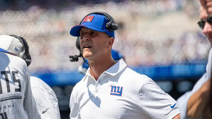 New York Giants head coach John Harbaugh | USA TODAY Network via Reuters Connect