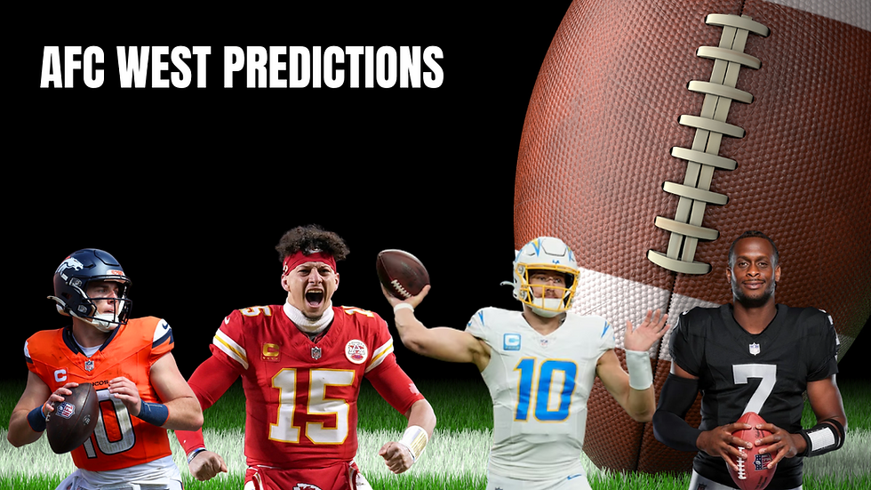 2025 AFC West Predictions
