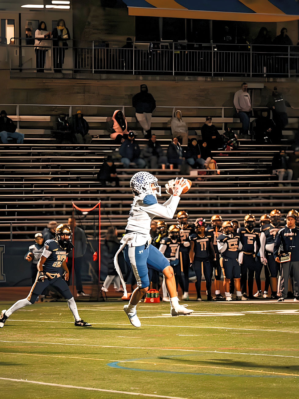 Aiden Barbosa making a big catch against Newburgh in their Class AA semifinal matchup.