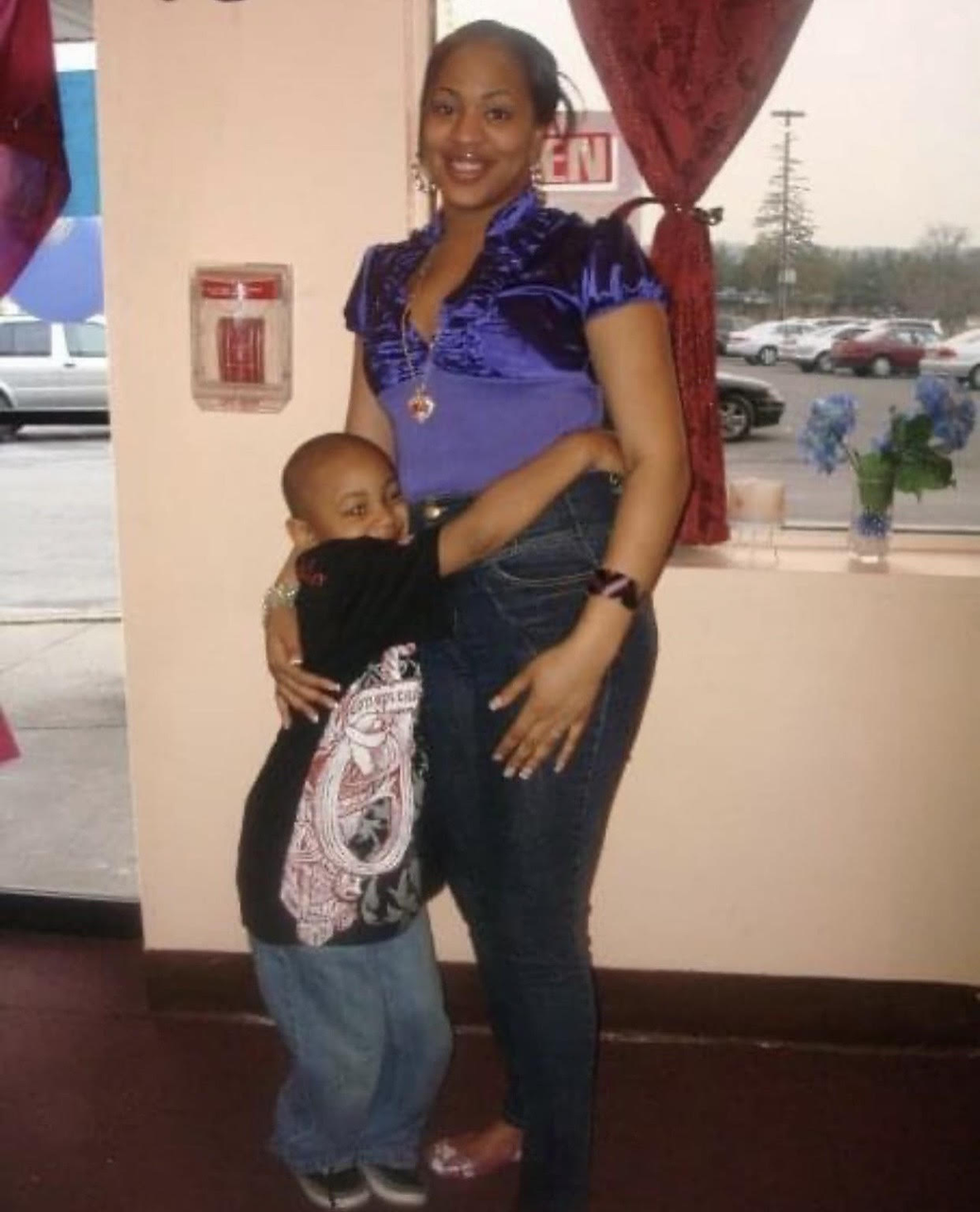 Williams and his mother [Nani] at Nyack Community Plaza.