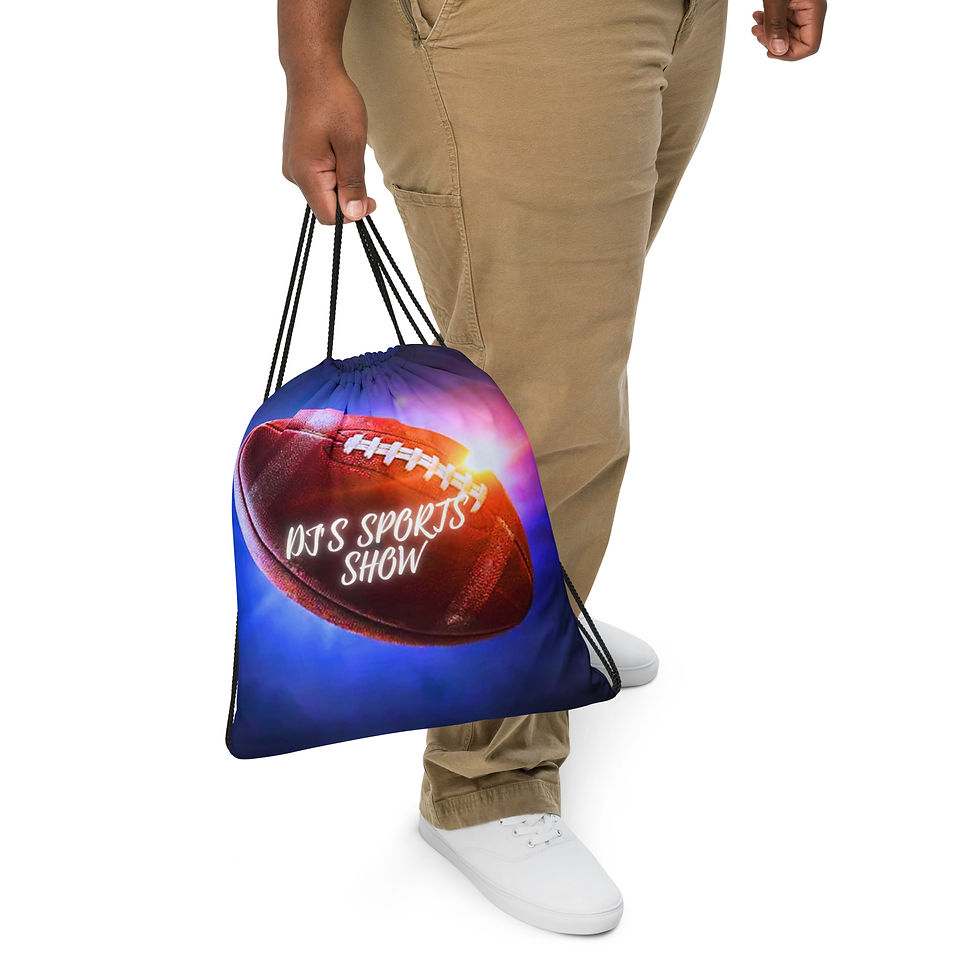 Thumbnail: DJ's Football Drawstring bag