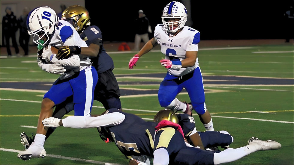 Middletown Shocks Newburgh 21-16 to Advance to Section 9 Championship