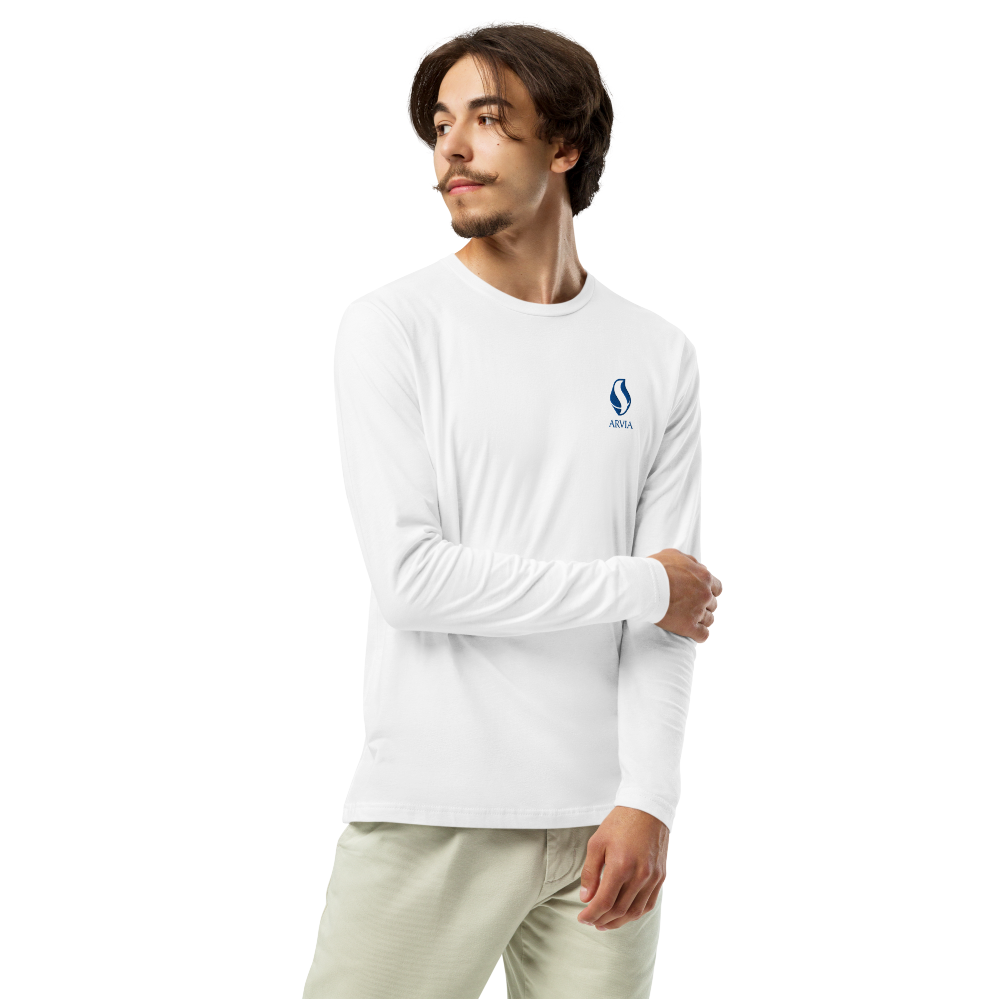 Arvia Long Sleeve Fitted Crew