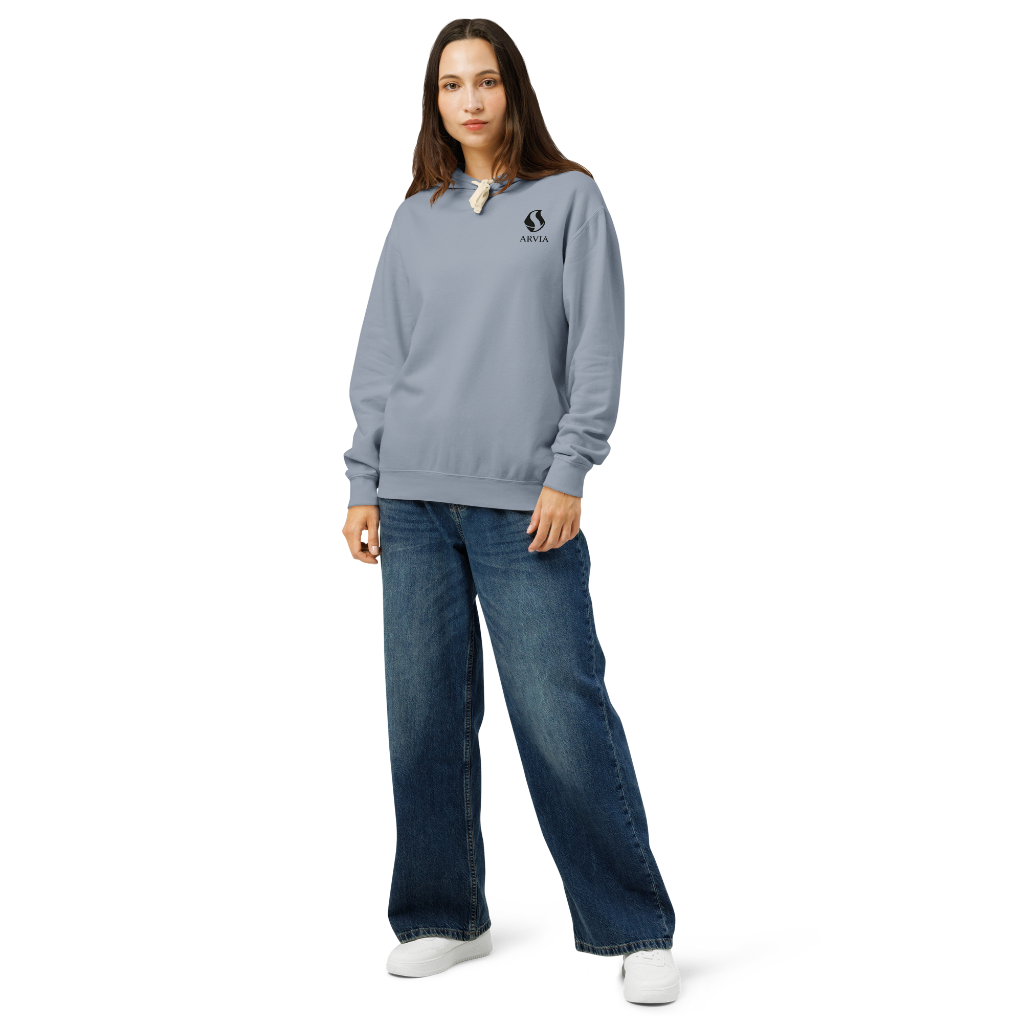 Arvia Garment-Dyed Lightweight Hoodie