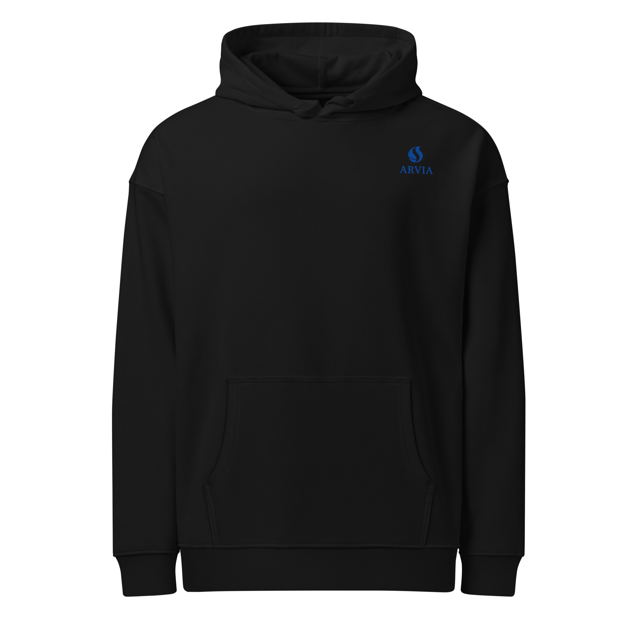 Arvia Blue Organic Relaxed Hoodie (Print)