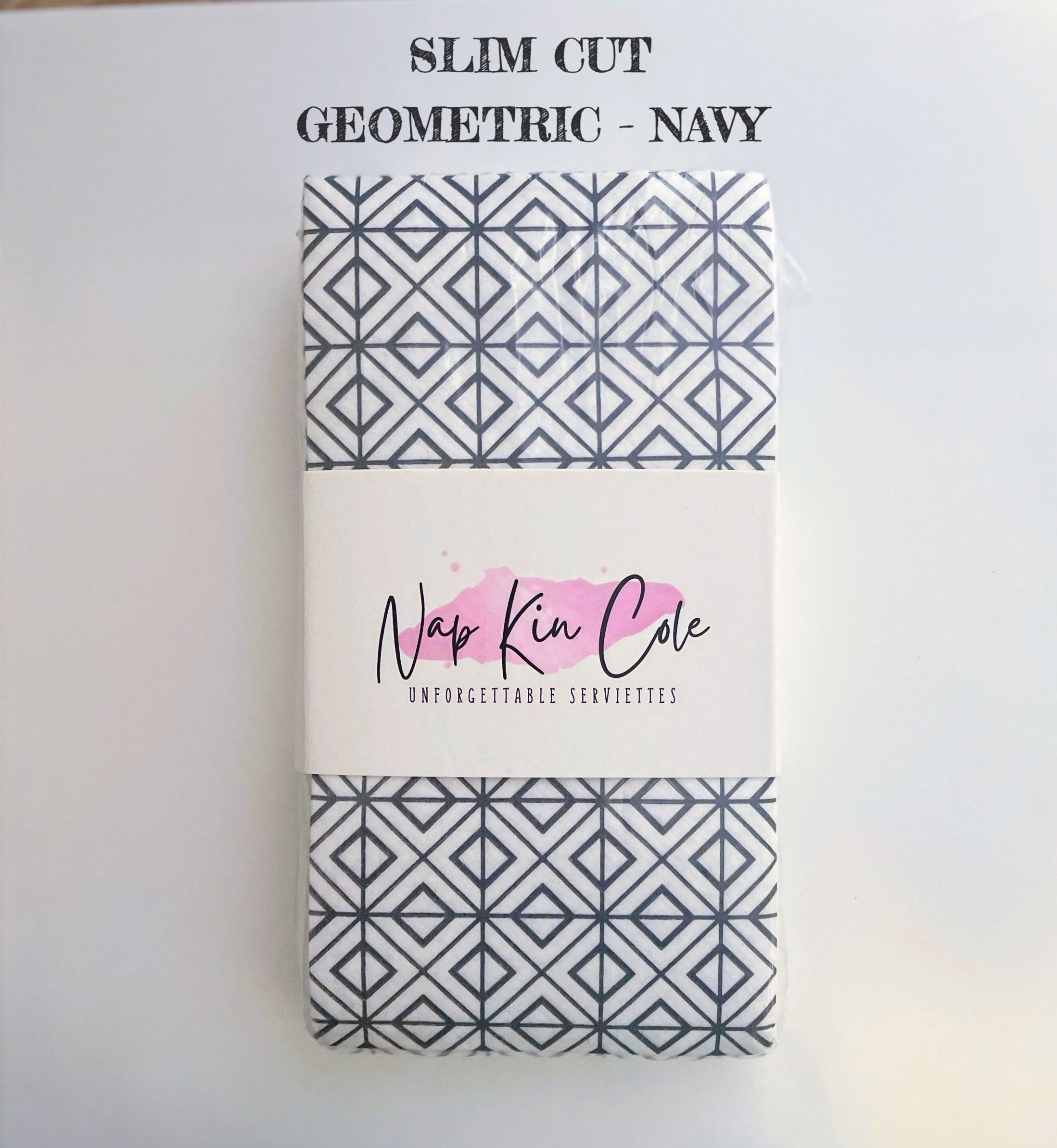 SKINNY - GEOMETRIC - NAVY