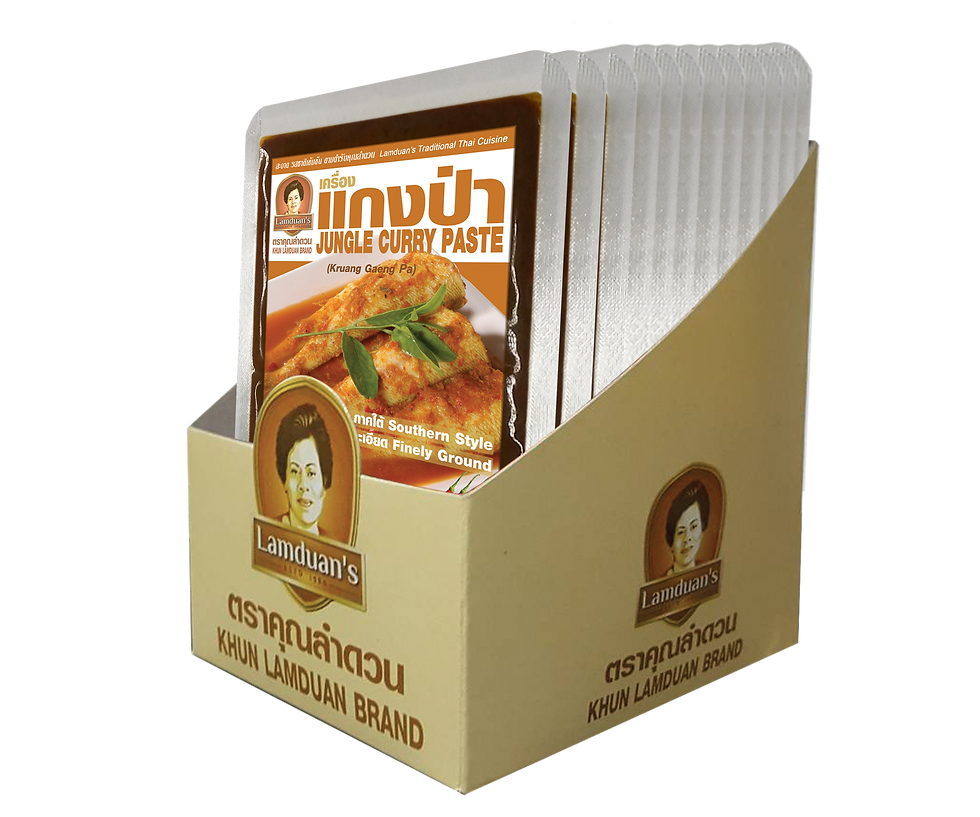 เซ็ตเครื่องแกงป่า JUNGLE CURRY PASTES SET 600g