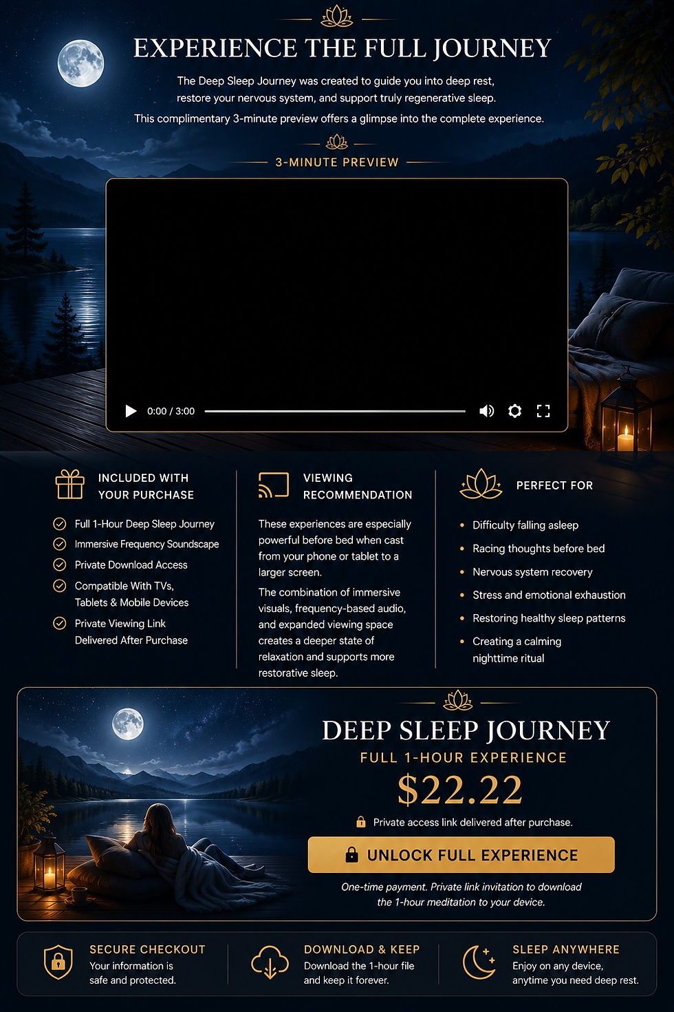 Deep Sleep Journey Schumann Resonance full experience guide