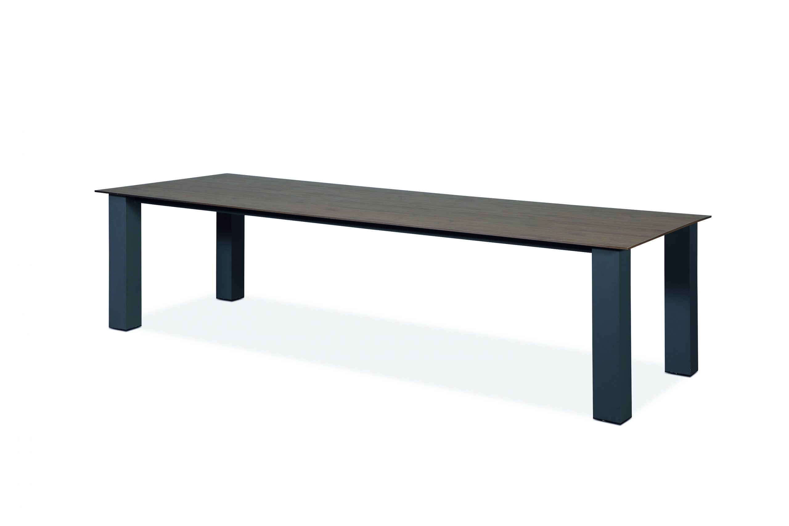 Mesa LAGOS HPL com acabamento de madeira — Ref. 255